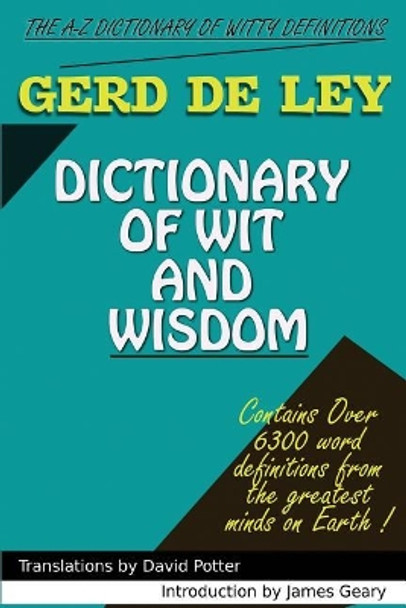 Dictionary of Wit and Wisdom by Gerd De Ley 9780648167600