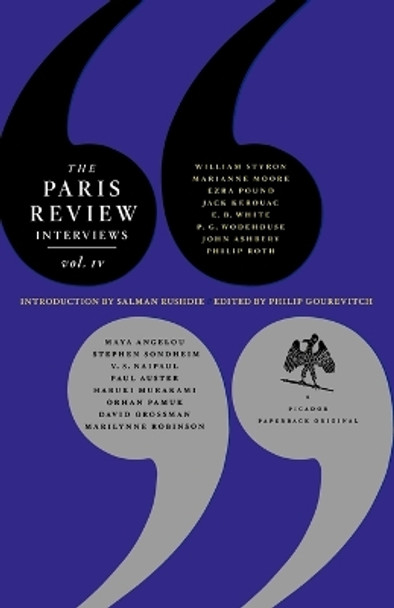The Paris Review Interviews, IV by Salman Rushdie 9780312427443