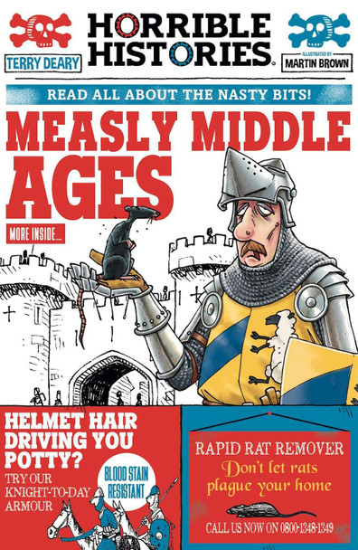 Measly Middle Ages (newspaper edition) by Terry Deary 9780702311260