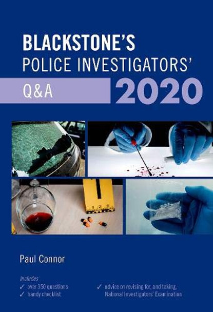 Blackstone's Police Investigators' Q&A 2020 by Paul Connor 9780198849162