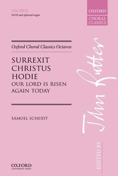 Surrexit Christus hodie (Our Lord is risen again today) by Samuel Scheidt 9780193415966