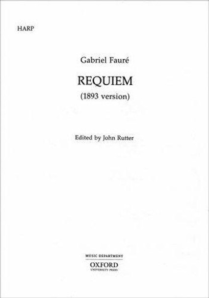 Requiem (1893 version) by Gabriel Faure 9780193360983