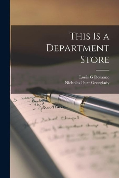 This is a Department Store by Louis G Romano 9781014459053