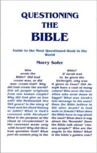 Questioning the Bible by Morry Sofer 9781887563642
