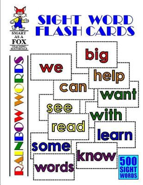 Sight Word Flash Cards: 500 Rainbow Words by Dwayne Douglas Kohn 9781070572284