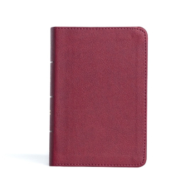 CSB Large Print Compact Reference Bible, Cranberry by CSB Bibles by Holman 9781087785684