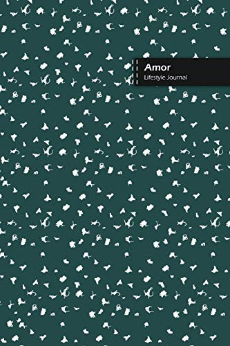 Amor Lifestyle Journal, Blank Write-in Notebook, Dotted Lines, Wide Ruled, Size (A5) 6 x 9 In (Olive Green) by Design 9781714422661