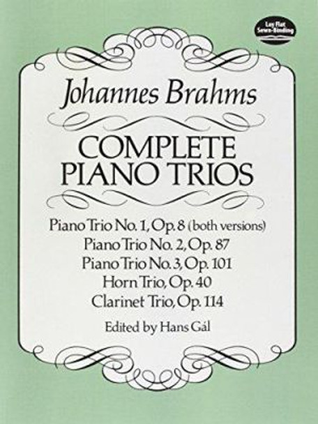 Complete Piano Trios by Johannes Brahms 9780486257693