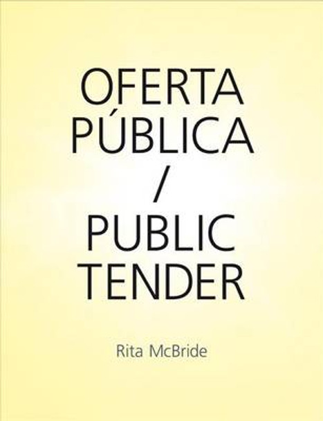 Rita McBride: Public Tender by Mark Wigley 9788492505623