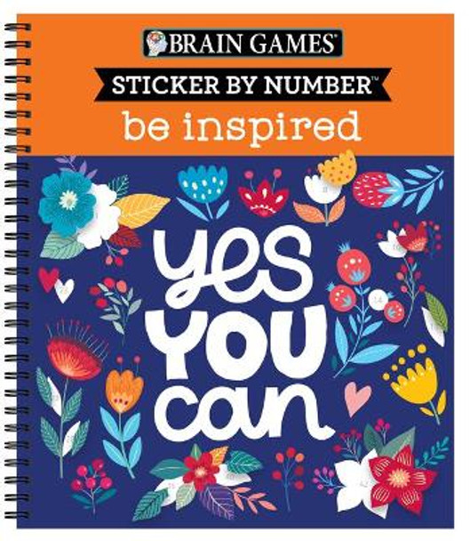 Brain Games - Sticker by Number: Be Inspired - 2 Books in 1 by Publications International Ltd 9781645585961