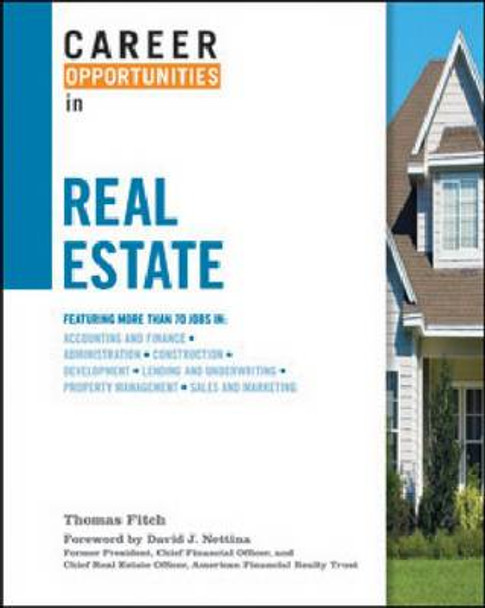 Career Opportunities in Real Estate by Thomas P Fitch 9780816071869