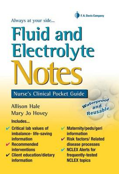 Fluid and Electrolyte Notes 1e by Allison Hale 9780803625389