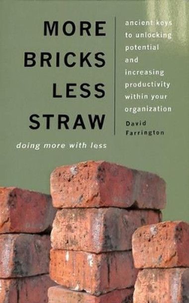 More Bricks Less Straw: Ancient Keys to Unlocking Potential and Increasing Productivity Within your Organization by David Farrington 9781884543982
