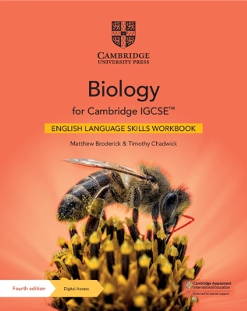 Biology for Cambridge IGCSE (TM) English Language Skills Workbook with Digital Access (2 Years) by Matthew Broderick 9781108947503