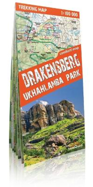 terraQuest Trekking Map Drakensberg & Ukhahlamba Park by terraQuest