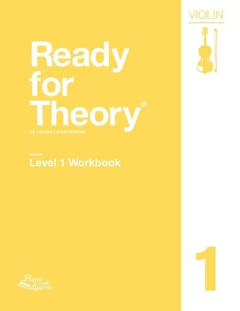 Ready for Theory Level 1 Violin Workbook by Stephanie Screen 9781089328681