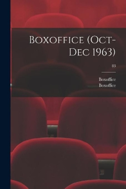 Boxoffice (Oct-Dec 1963); 83 by Boxoffice 9781014259455