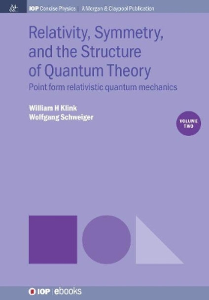 Relativity, Symmetry, and the Structure of Quantum Theory, Volume 2: Point Form Relativistic Quantum Mechanics by William H. Klink 9781681748887