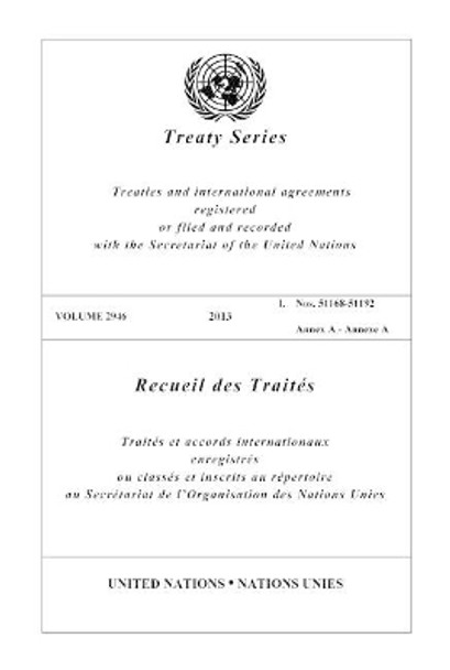 Treaty Series 2946 (English/French Edition) by United Nations Office of Legal Affairs 9789219009196