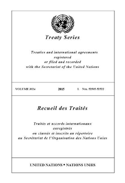 Treaty Series 3024 (English/French Edition) by United Nations Office of Legal Affairs 9789219800977