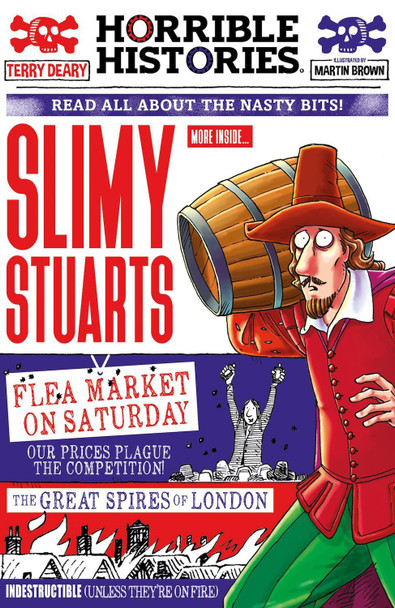Slimy Stuarts (newspaper edition) by Terry Deary 9780702319075