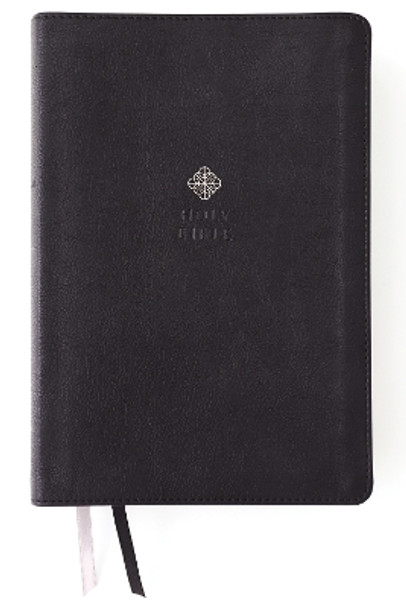 NIV, Men's Devotional Bible, Large Print, Leathersoft, Black, Comfort Print by Zondervan 9780310460848