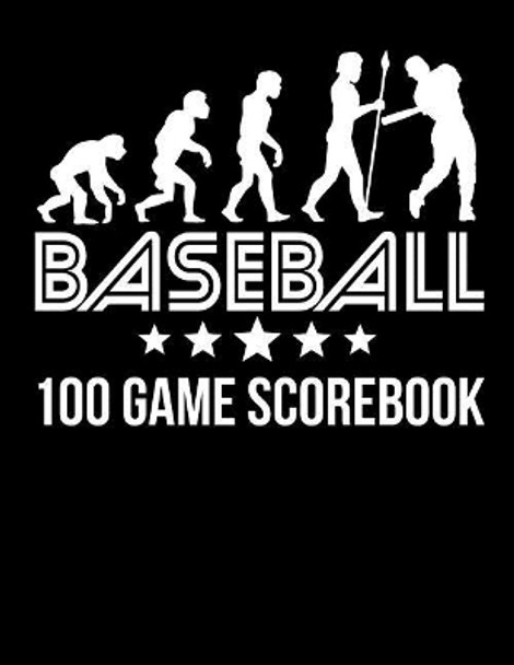 Baseball: 100 Game Scorebook (8.5x11) by Michael Querns 9781093644395