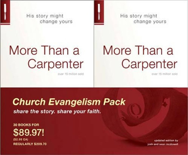 More Than a Carpenter 30 Pack, Church Evangelism Pack 30-Pack by Josh McDowell 9781414332062