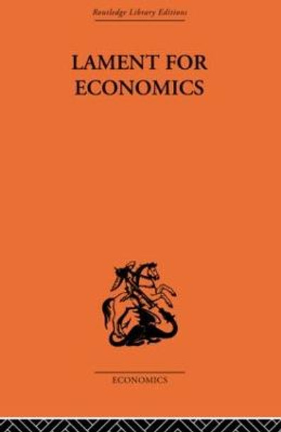 Lament for Economics by Barbara Wooton