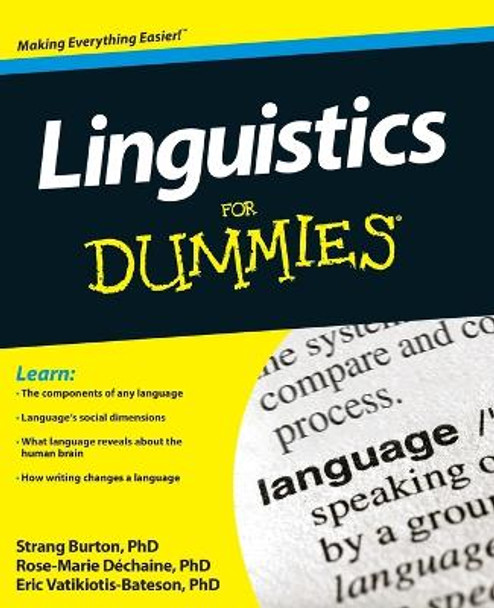 Linguistics For Dummies by Rose-Marie Dechaine