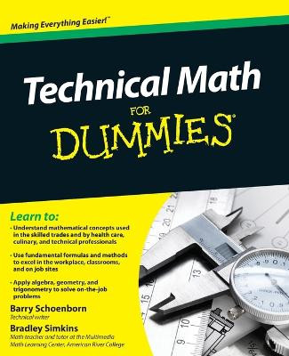 Technical Math For Dummies by Barry Schoenborn