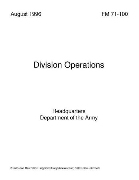 Division Operations by Department Of the Army 9781494864293