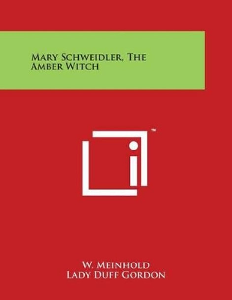 Mary Schweidler, The Amber Witch by W Meinhold 9781498081078