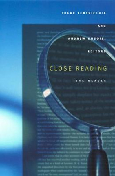 Close Reading: The Reader by Frank Lentricchia