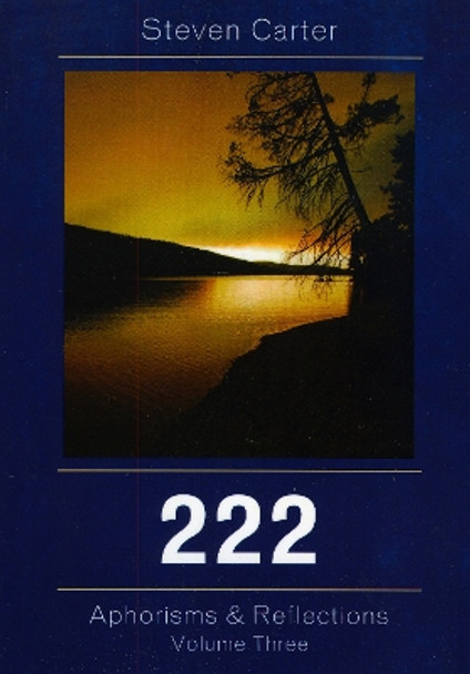 222: Aphorisms & Reflections by Steven Carter 9780761841593