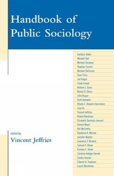 Handbook of Public Sociology by Vincent Jeffries 9780742566460