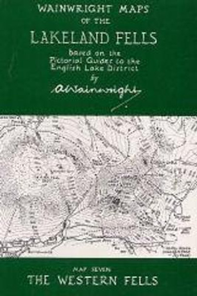 Wainwright Maps of the Lakeland Fells: Map 7: The Western Fells by Alfred Wainwright
