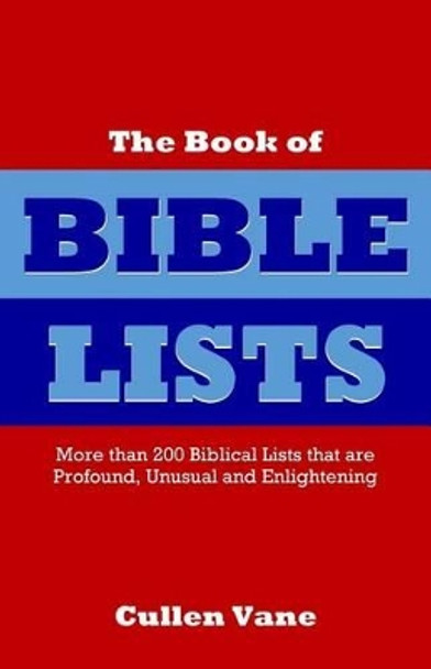 The Book of Bible Lists by Cullen Vane 9781515254126