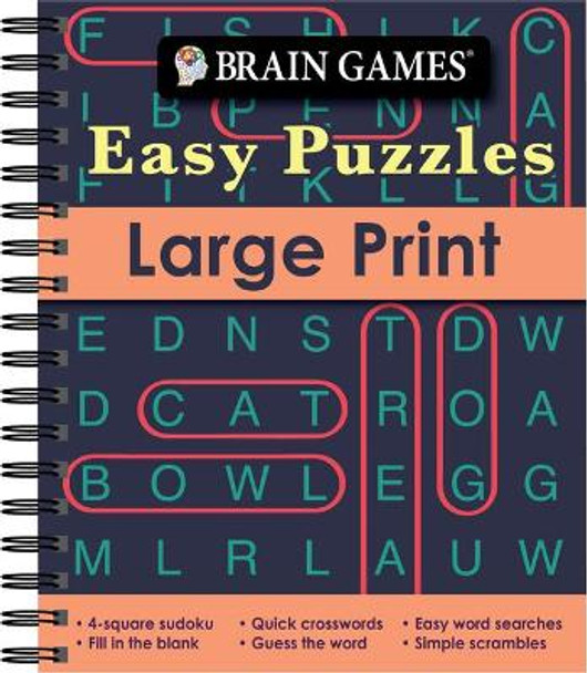 Brain Games - Easy Puzzles - Large Print by Publications International Ltd 9781645587668