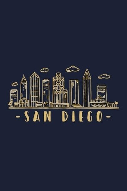 San Diego Skyline: San Diego travel inspired design. City of California, sights and history. Skyline and Cityscape. by Dave's City Skyline Essentials 9781650768366