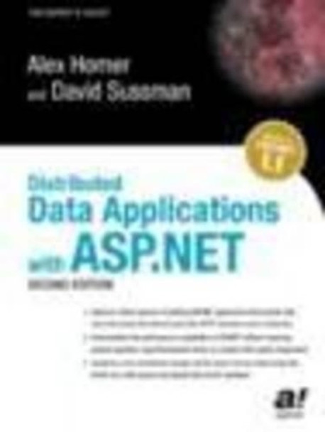 Distributed Data Applications with ASP.NET by Alex Homer 9781590593189