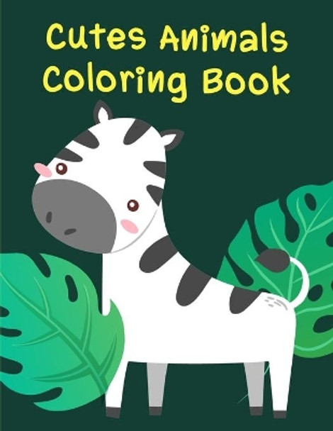 cute animals coloring book: Christmas Coloring Pages for Boys, Girls, Toddlers Fun Early Learning by J K Mimo 9781713223283