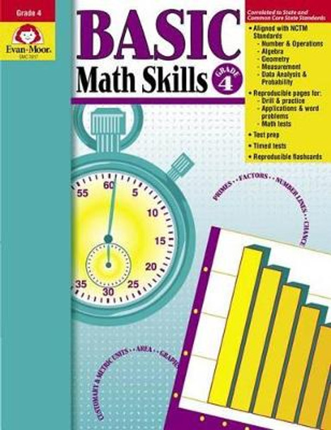 Basic Math Skills Grade 4 by Evan-Moor Educational Publishers
