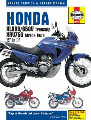 Honda XL600/650 Transalp & XRV750 Africa Twin (87 - 07) by Haynes Publishing