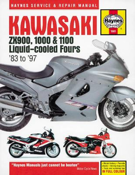 Kawasaki ZX900, 1000 & 1100 Liquid-Cooled Fours by Haynes Publishing