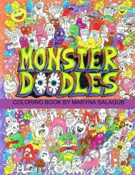 Doodle monsters coloring book by Maryna Salagub 9781535553544