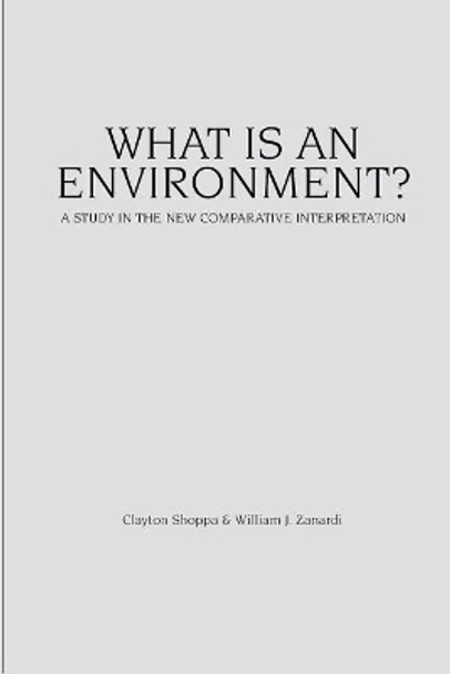 What Is an Environment?: A Study in the New Comparative Interpretation by Prof William J Zanardi Ph D 9781610430272