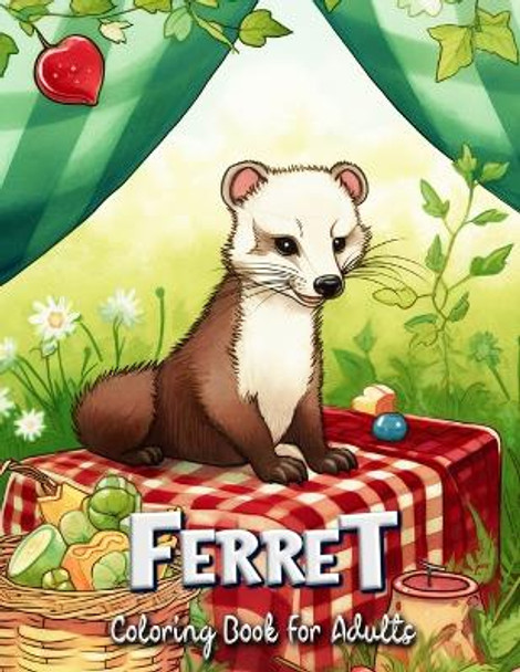 Ferret Coloring Book for Adults: Featuring Adorable Ferrets in Different Settings and Scenes by Laura Seidel 9798393082338