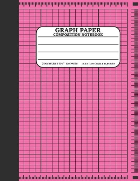 Graph Paper Composition Notebook: Math and Science Lover Pink Graph Paper Cover Notebook (Quad Ruled 5 squares per inch, 120 pages) Birthday Gifts For Math Lover Teacher, Student by Bottota Publication 9781693690082