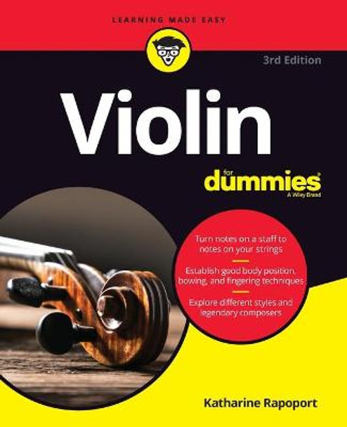 Violin For Dummies – Book + Online Video & Audio Instruction, 3rd Edition by K Rapoport